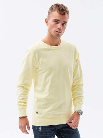 Ombre Sweatshirt 'B1146' in Yellow: front
