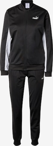 PUMA Trainingsanzug in Schwarz: Vorderseite
