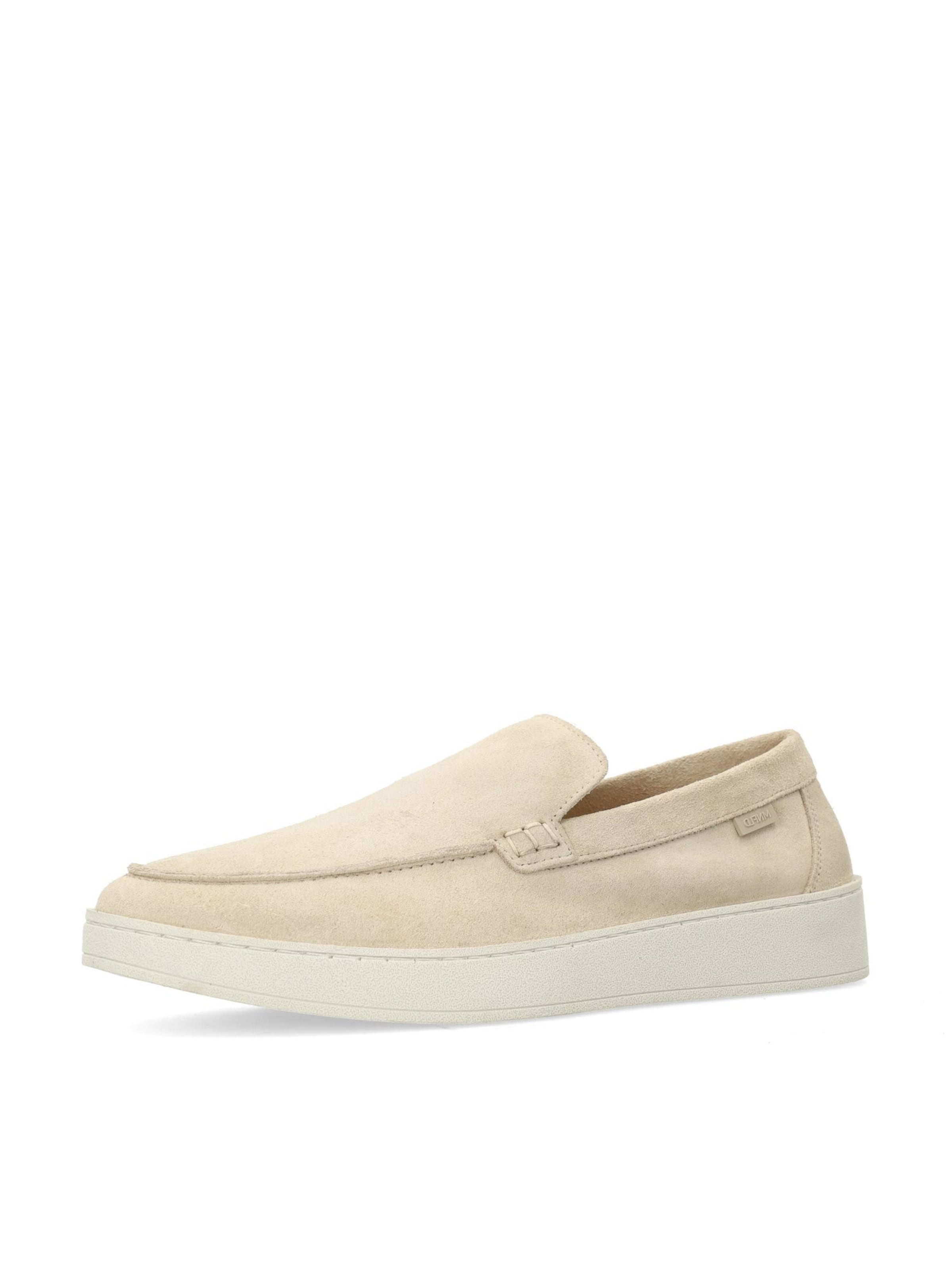 MANFIELD Instappers in Beige: voorkant