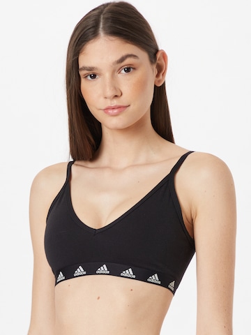 Bustier Soutien-gorge de sport 'Purebare Light-Support' ADIDAS SPORTSWEAR en noir : devant