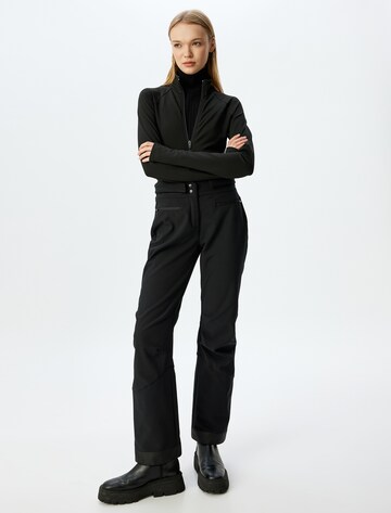 Koton Zip-Up Hoodie in Black