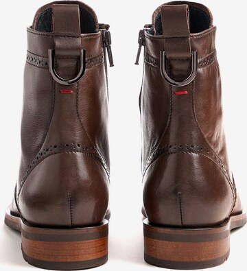 LLOYD Lace-Up Ankle Boots in Brown