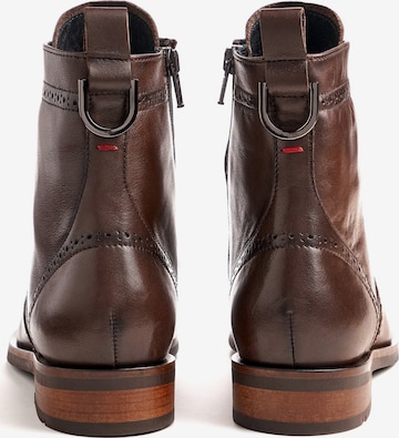 LLOYD Lace-Up Ankle Boots in Brown