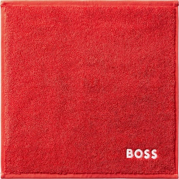 BOSS Home Washcloth 'PLAIN' in Red