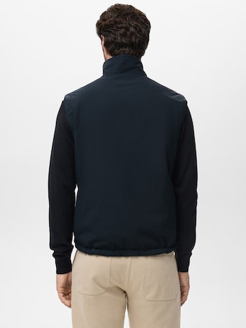 MANGO MAN Vest 'NADAST' i blå