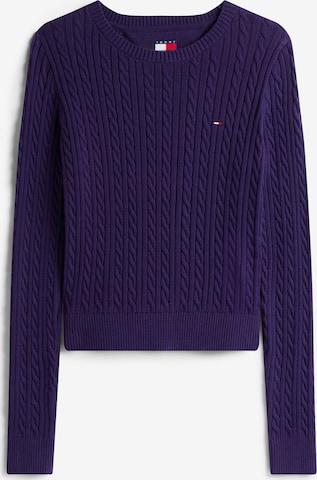 Pull-over 'ESSENTIAL' Tommy Jeans en violet : devant