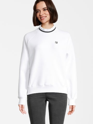FILA Sweatshirt 'BIALYSTOK' in Wit: voorkant