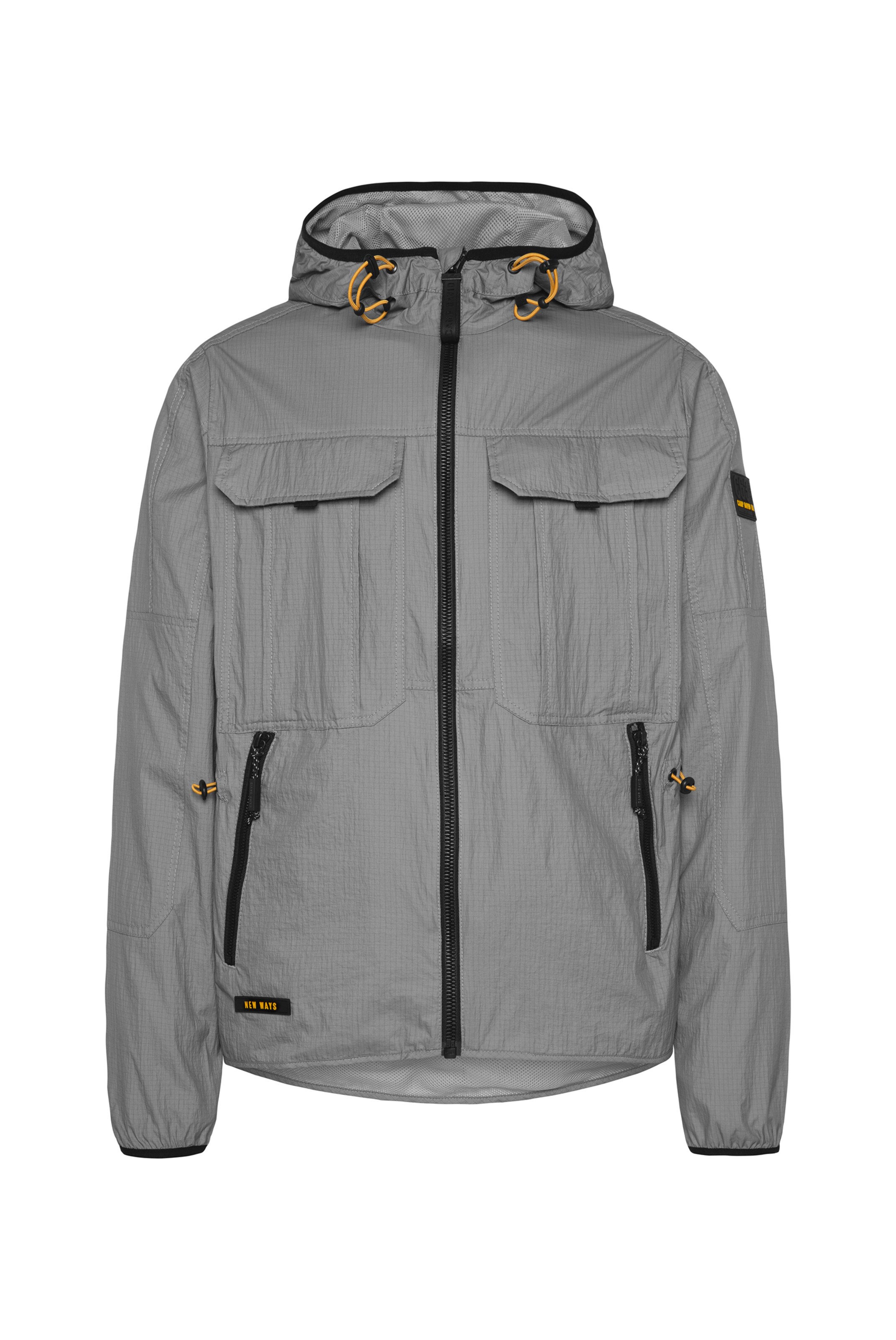 Veste mi-saison 'North Sea Trail' CAMP DAVID en gris : devant