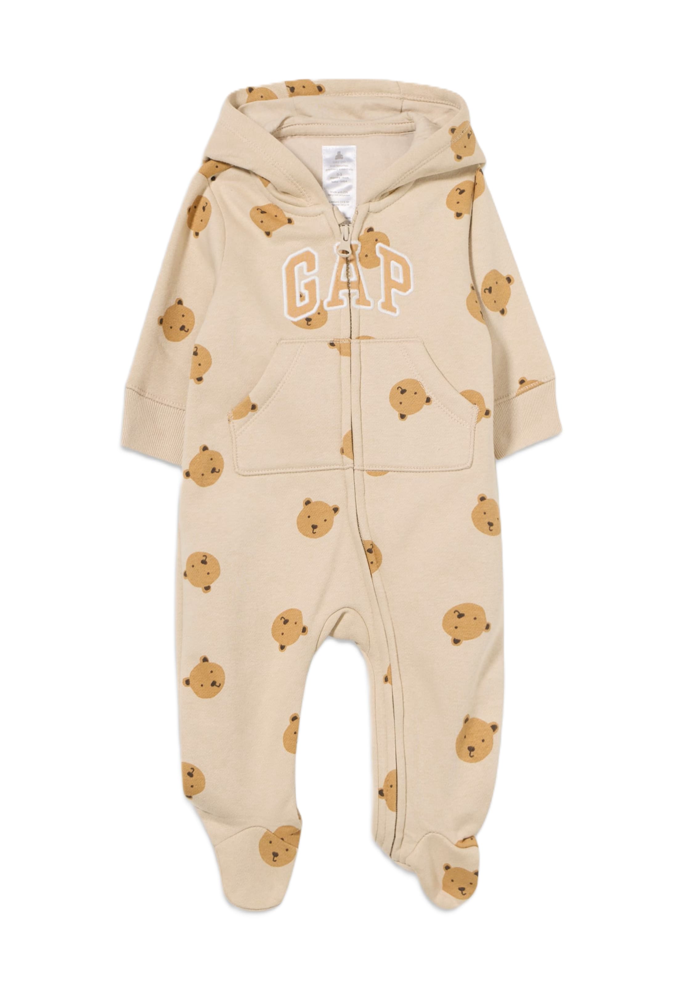 GAP Overall in Beige: voorkant