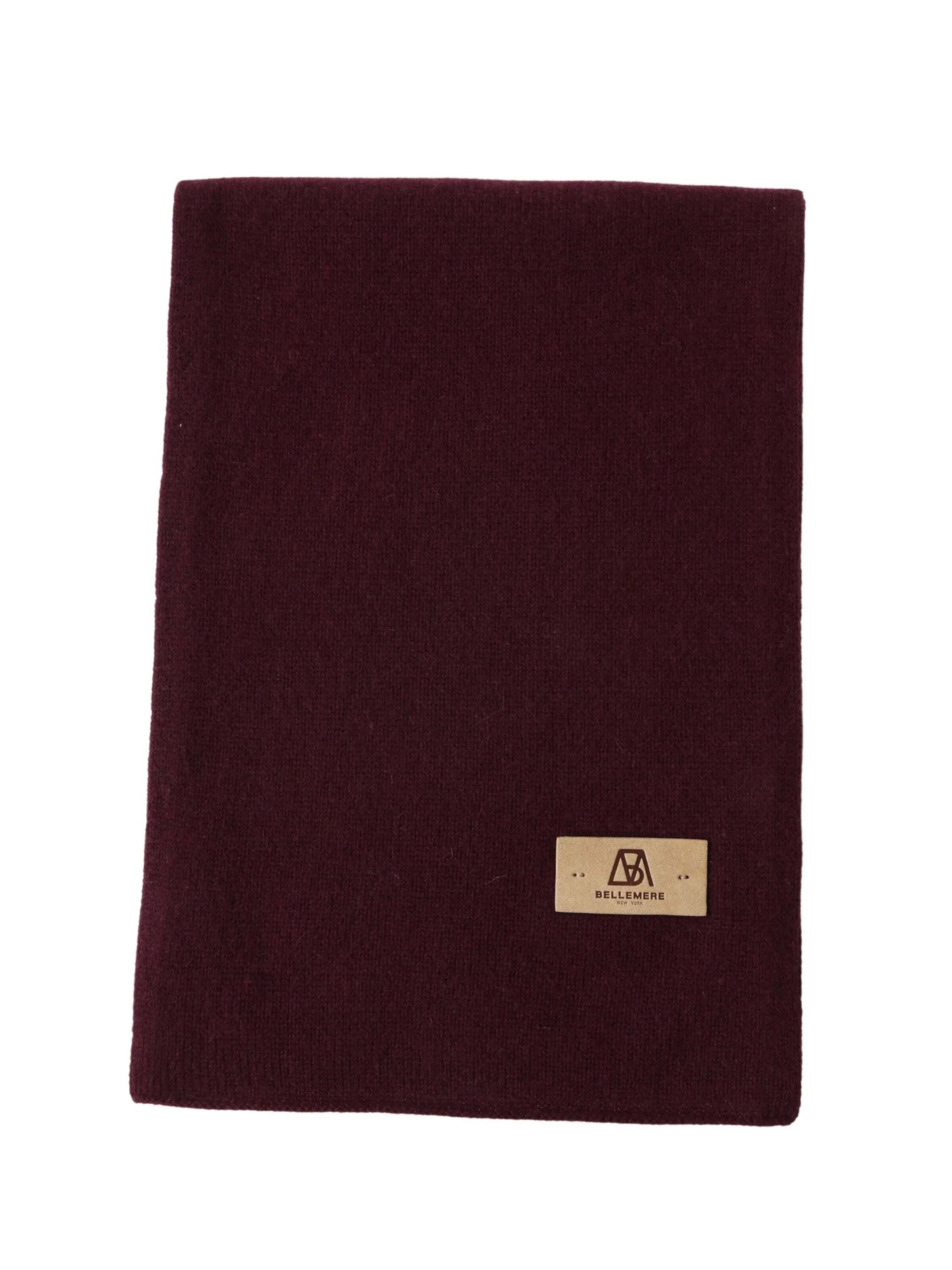 BELLEMERE NEW YORK Scarf 'Schal aus reinem Kaschmir' in Red: front