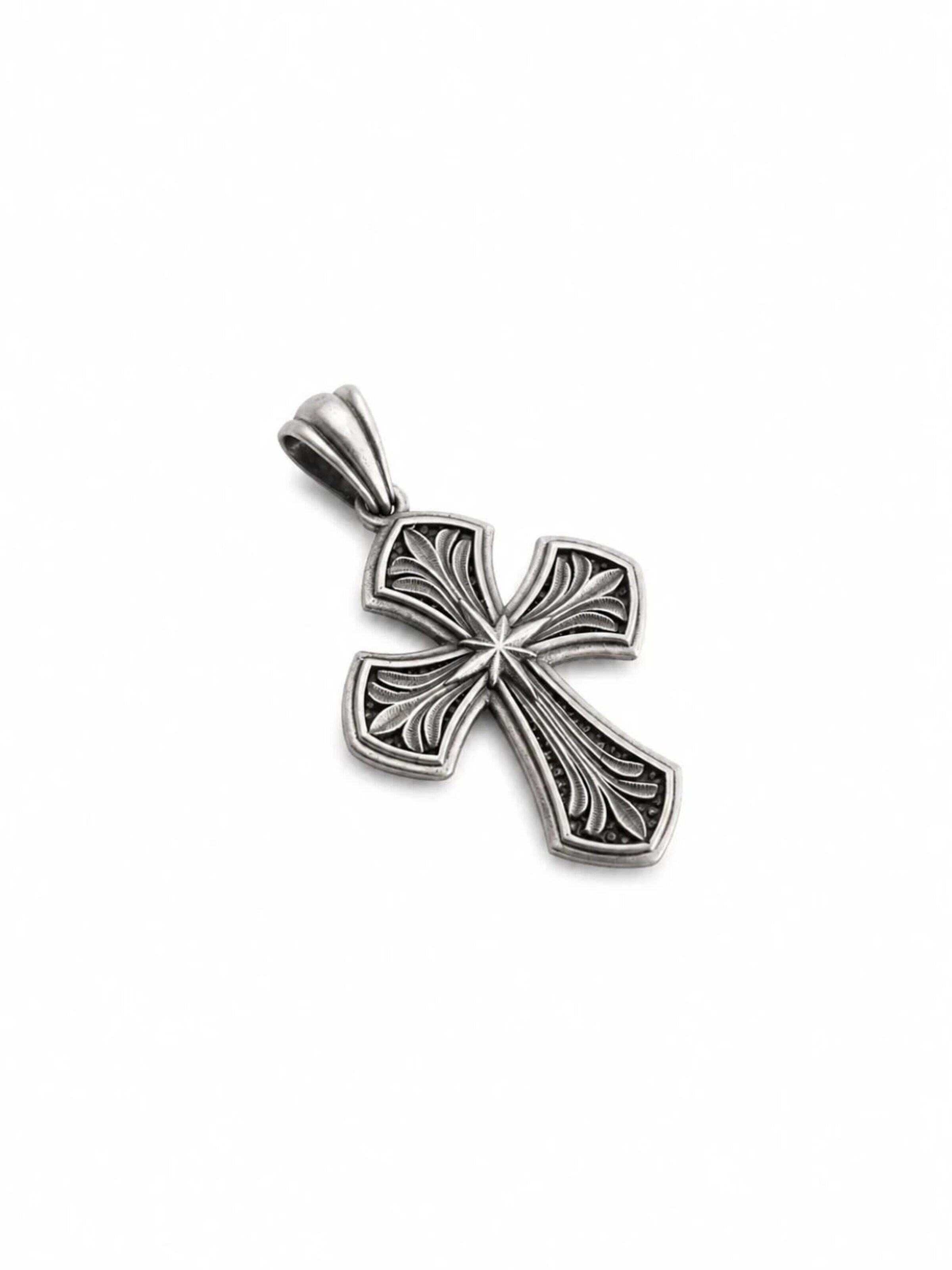 Pendentif 'NORTH STAR' REYTEL en argent : devant