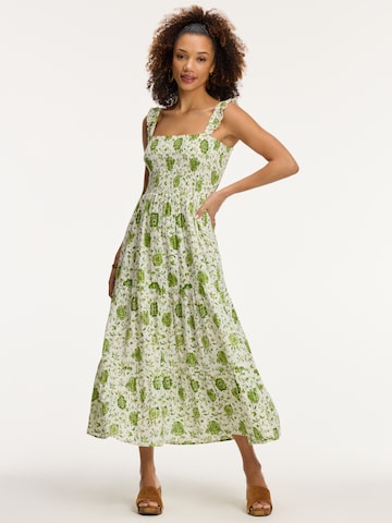 Shiwi Summer Dress 'SEYCHELLES' in Green: front