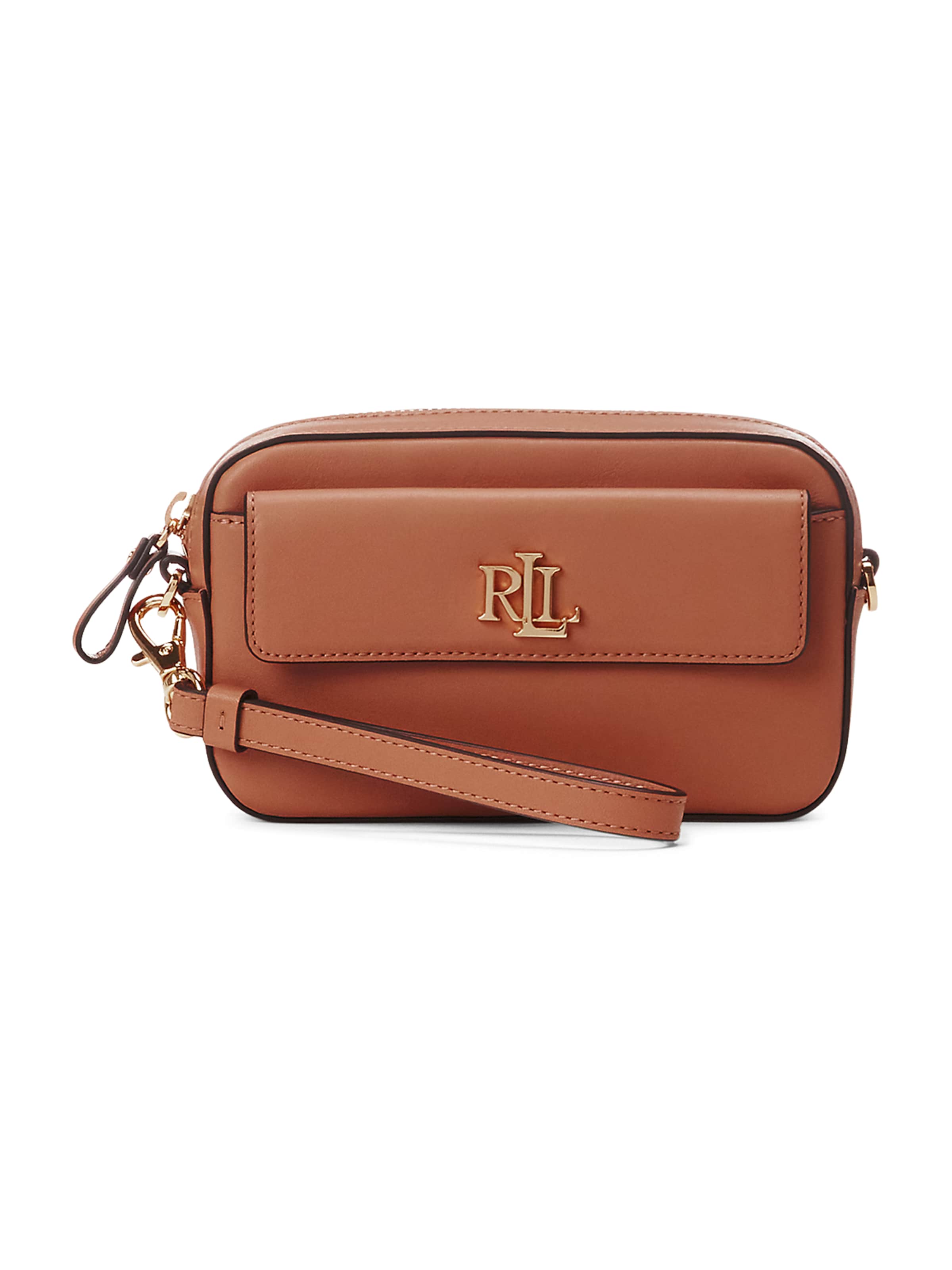 Lauren Ralph Lauren Taška cez rameno - Hnedá: predná strana