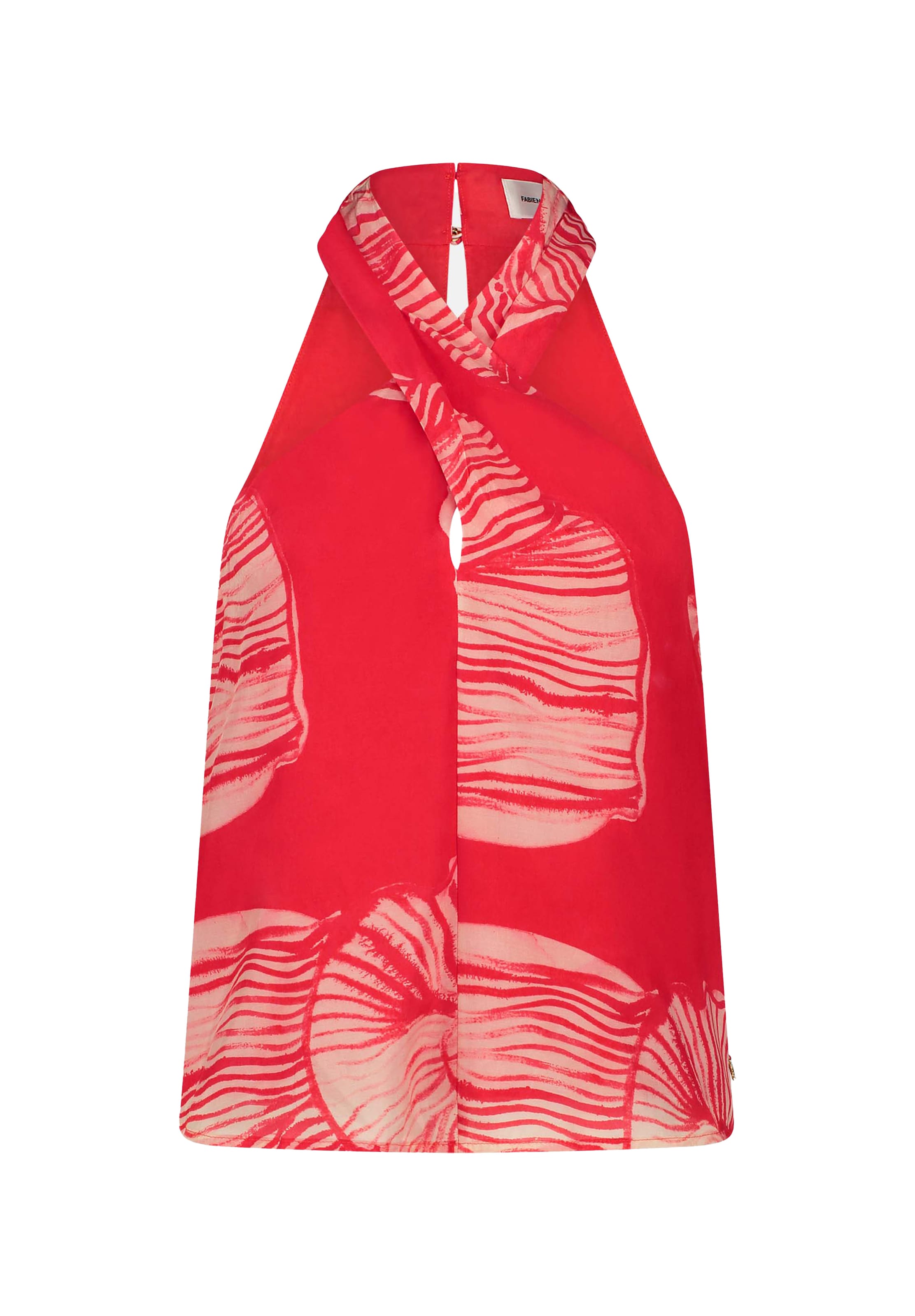 Fabienne Chapot Top in Rood: voorkant