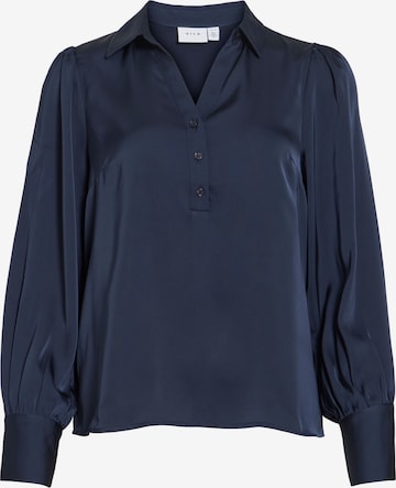 Chemisier 'VIEnna' VILA en bleu : devant