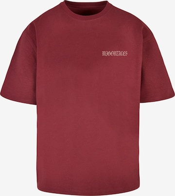 MJ Gonzales Тениска 'Western Bones' в червено: отпред