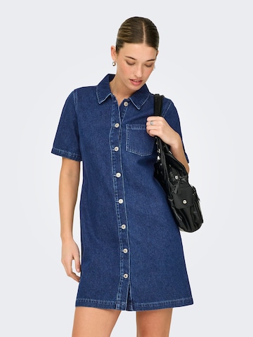 ONLY Blusekjole 'ONLMILLE' i blå: forside