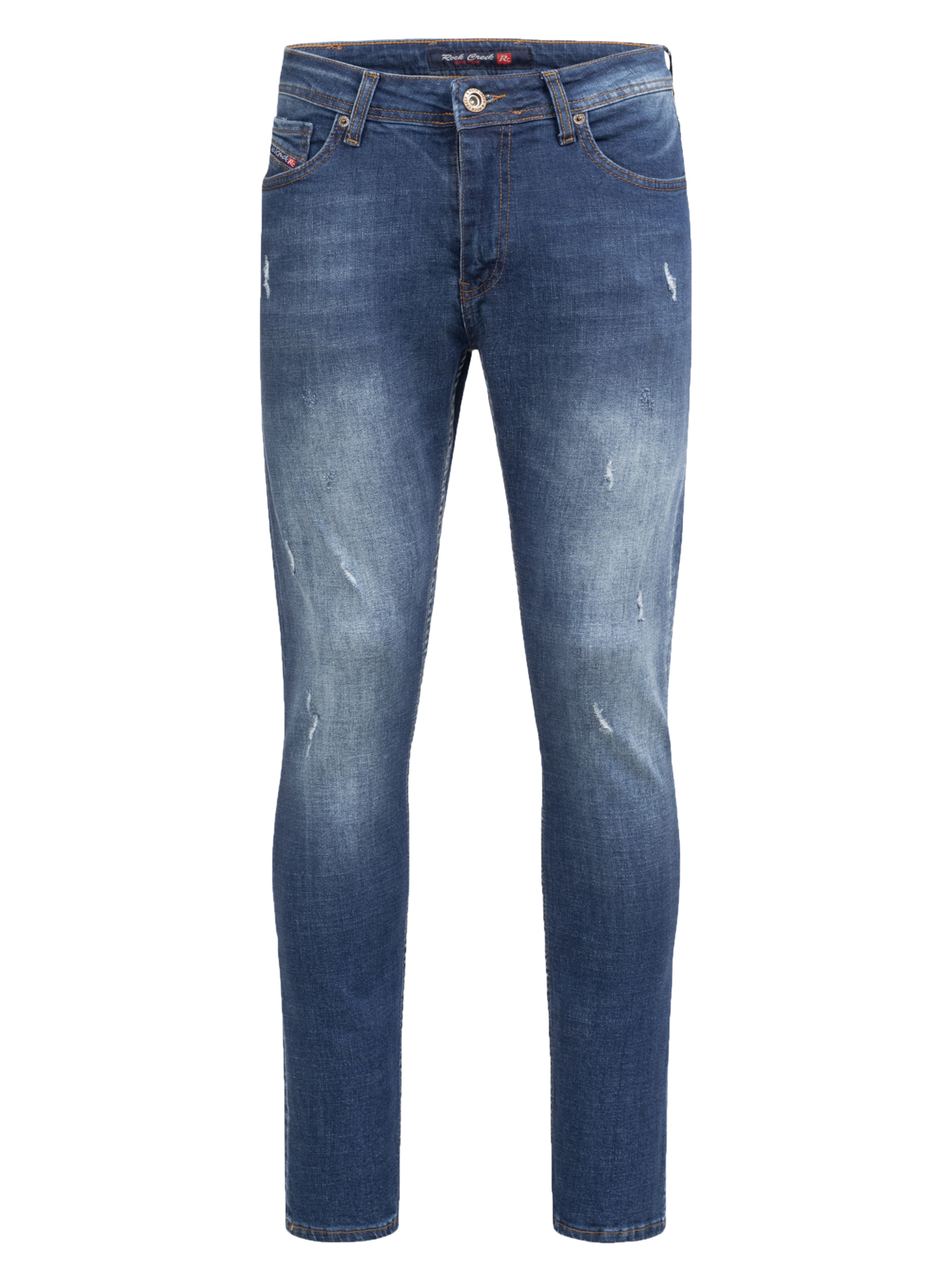 Rock Creek Slimfit Jeans in Blau: Vorderseite