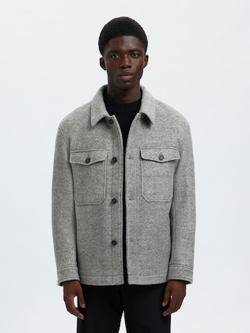 SELECTED Shirt 'SLHMitch' in Grey: front