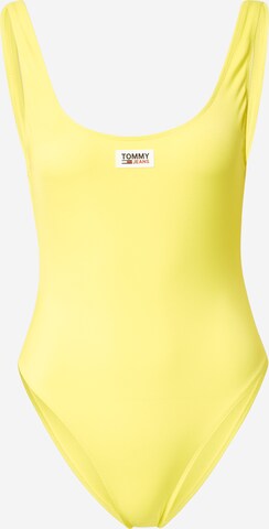 Tommy Hilfiger Underwear Bustier Badeanzug in Gelb: predná strana