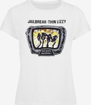 Merchcode Shirt 'Thin Lizzy - Jailbreak' in White: front