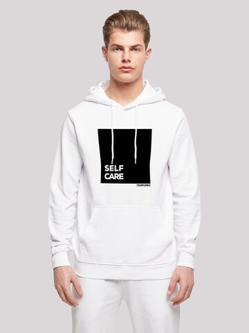 F4NT4STIC Sweatshirt 'SELF CARE' in Weiß: predná strana