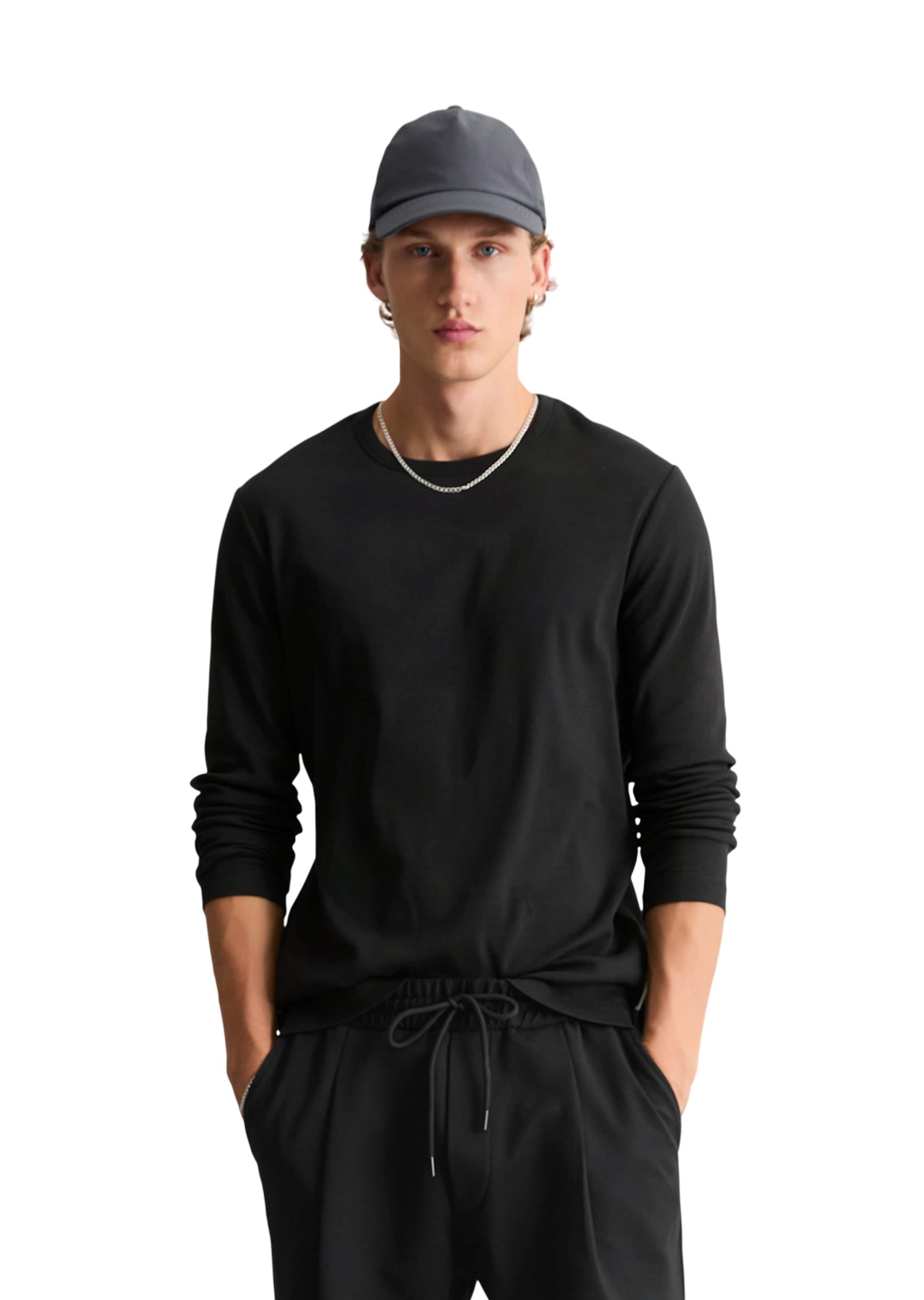 Marc O'Polo DENIM Shirt in Black: front