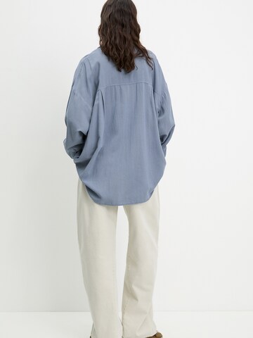 Pull&Bear Bluse i blå