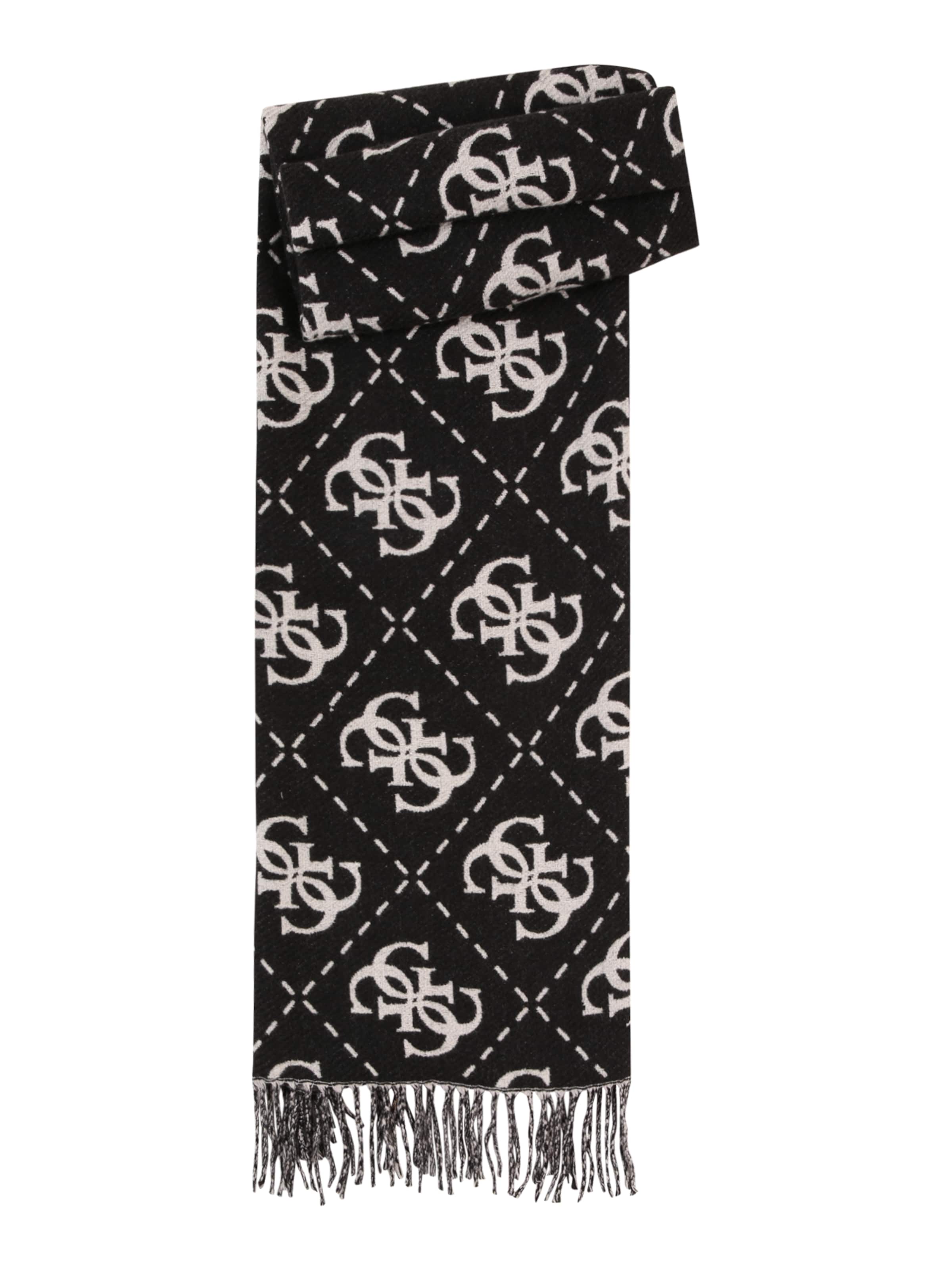 juoda GUESS Šalikas 'SCARF 70X190': priekis