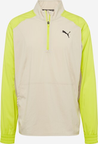 PUMA Sport sweatshirt i grön: framsida