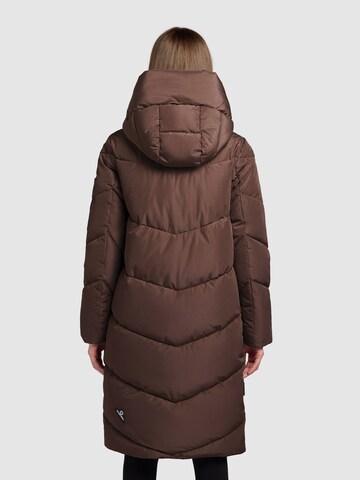 khujo Χειμερινό παλτό 'Jange' σε καφέ