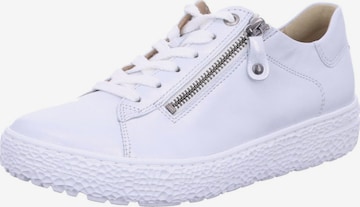 Chaussure de sport à lacets 'Sneaker Low Damen 162 1402 405900 Echtleder in weiß' Hartjes en blanc : devant
