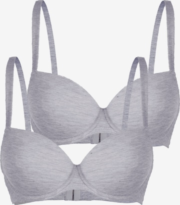 Nina von C. BH 'Light&Easy' in Grau: Vorderseite