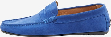 SELECTED Moccasin 'SERGIO' in Blue: front