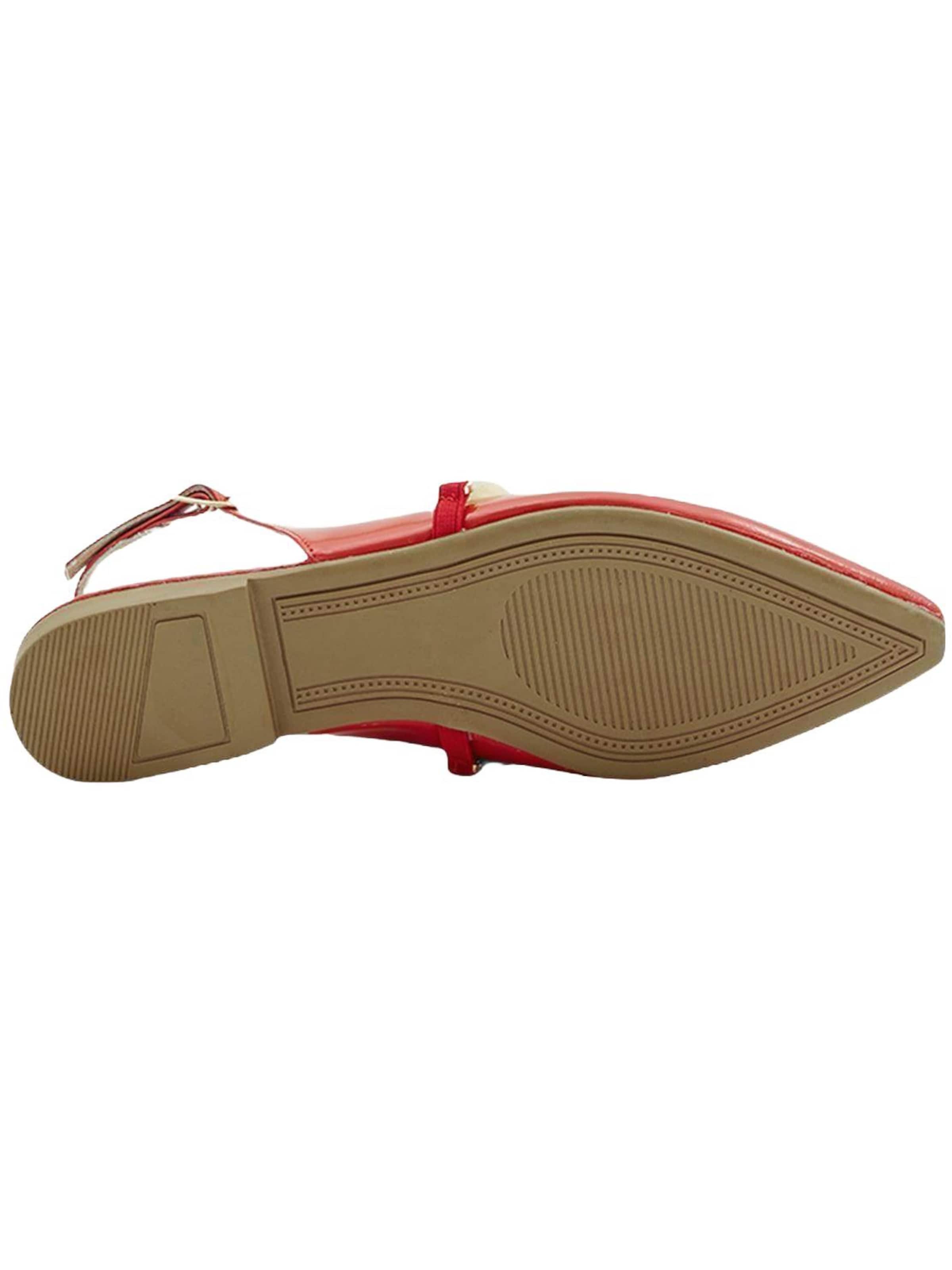 Desa Slingpumps 'Ballerinen' in Rood