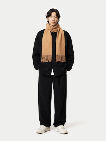 Sciarpa 'Unisex Cashmere Fringed Scarf' di GOBI Cashmere in beige
