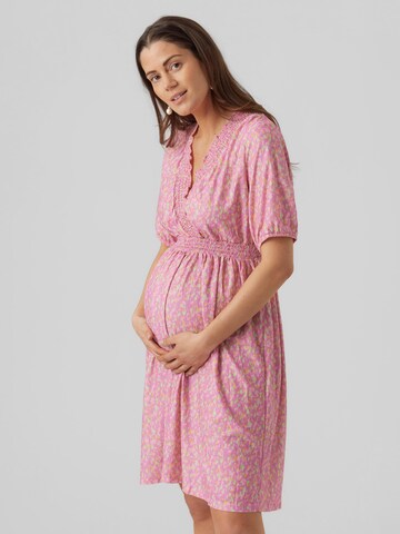 MAMALICIOUS Kleid 'Amaya Tess' in Lila: predná strana