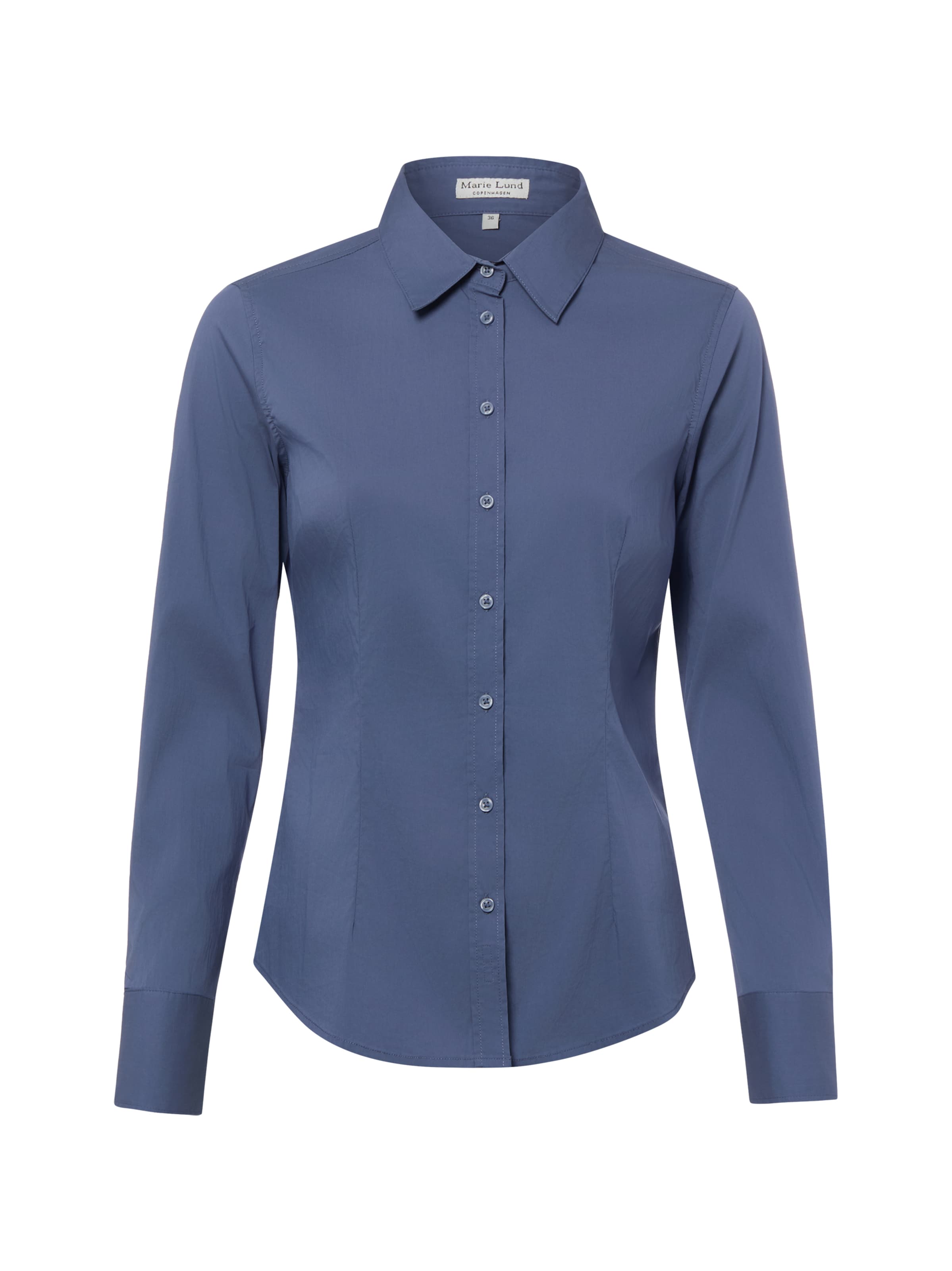 Chemisier Marie Lund en bleu : devant