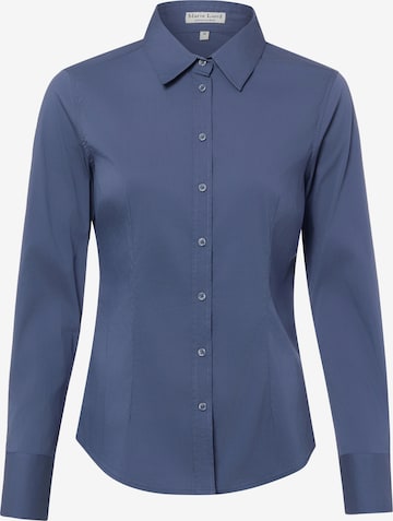 Marie Lund Bluse in Blau: Vorderseite