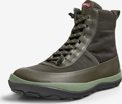 CAMPER Bottines 'Peu Pista' en vert foncé / noir, Vue avec produit