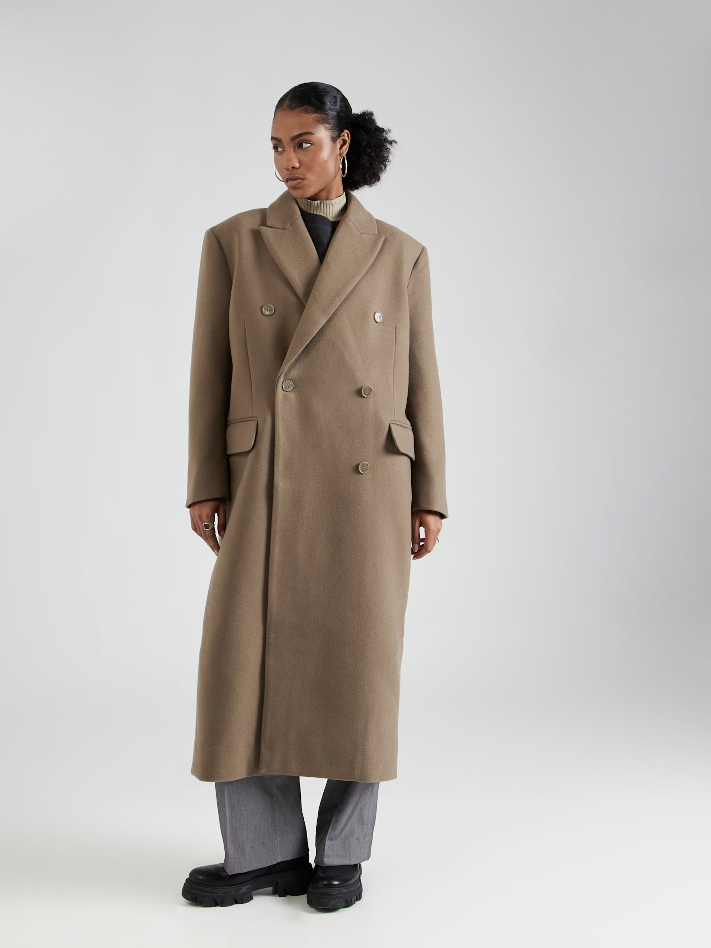 Manteau mi saison Alex WEEKDAY en Brocart ABOUT YOU