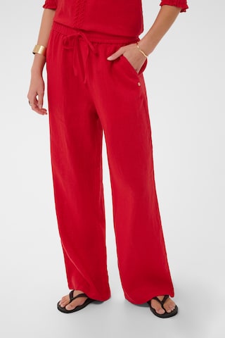 Pantalon 'CRBellis' Cream en rouge : devant