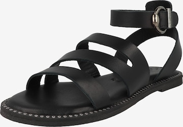 TAMARIS Sandalen met riem in Zwart: voorkant