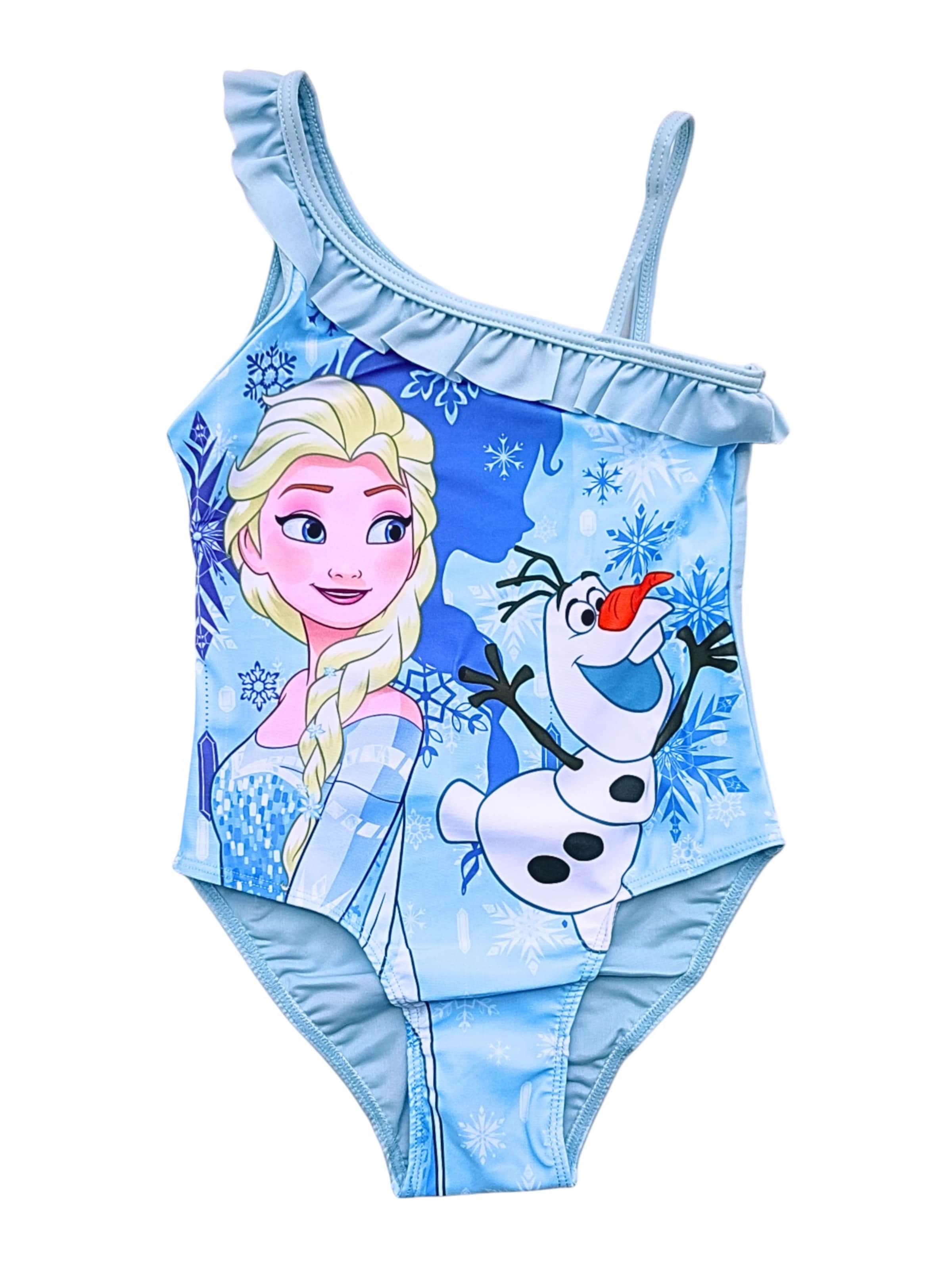 Disney Frozen Swimsuit in Blue: front