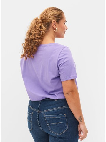 Zizzi T-Shirt in Blau