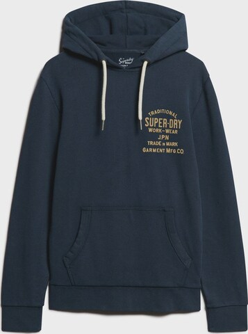 Superdry Sweatshirt in Blauw: voorkant