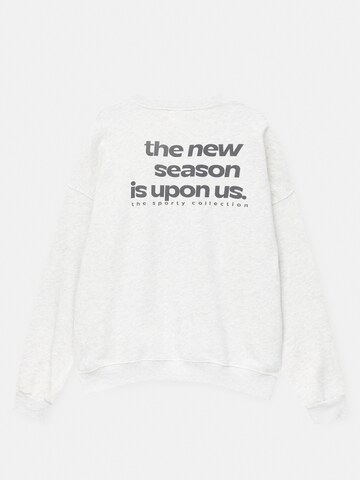 Pull&Bear Sweatshirt in Grau