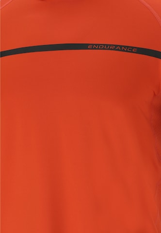 ENDURANCE - Camiseta funcional 'Serzo' en naranja