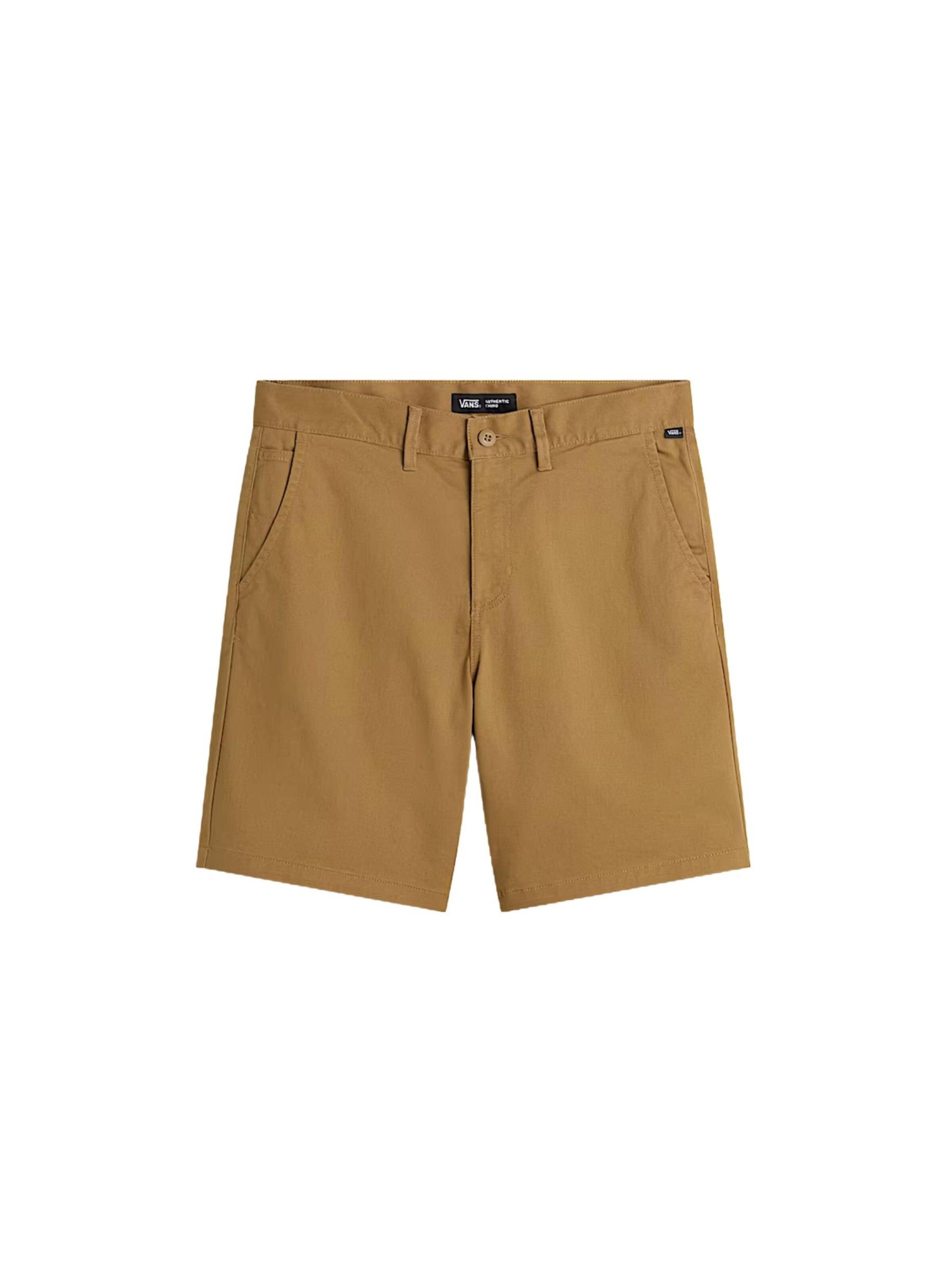 VANS Regular Pants 'VANS AUTHENTIC CHINO RELAXED BERMUDA' in Brown: front