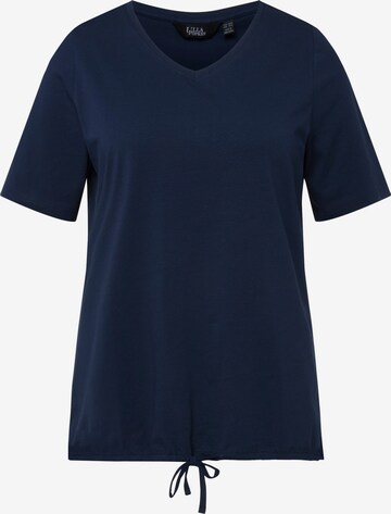 Ulla Popken Shirt in Blauw: voorkant